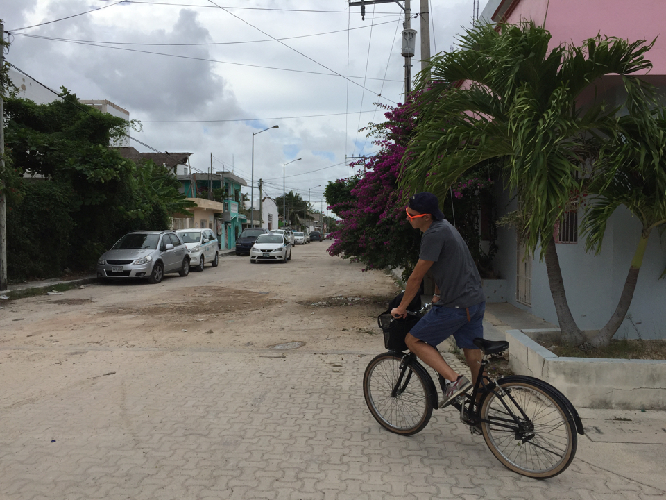 promenade en vélo sur la Quinta