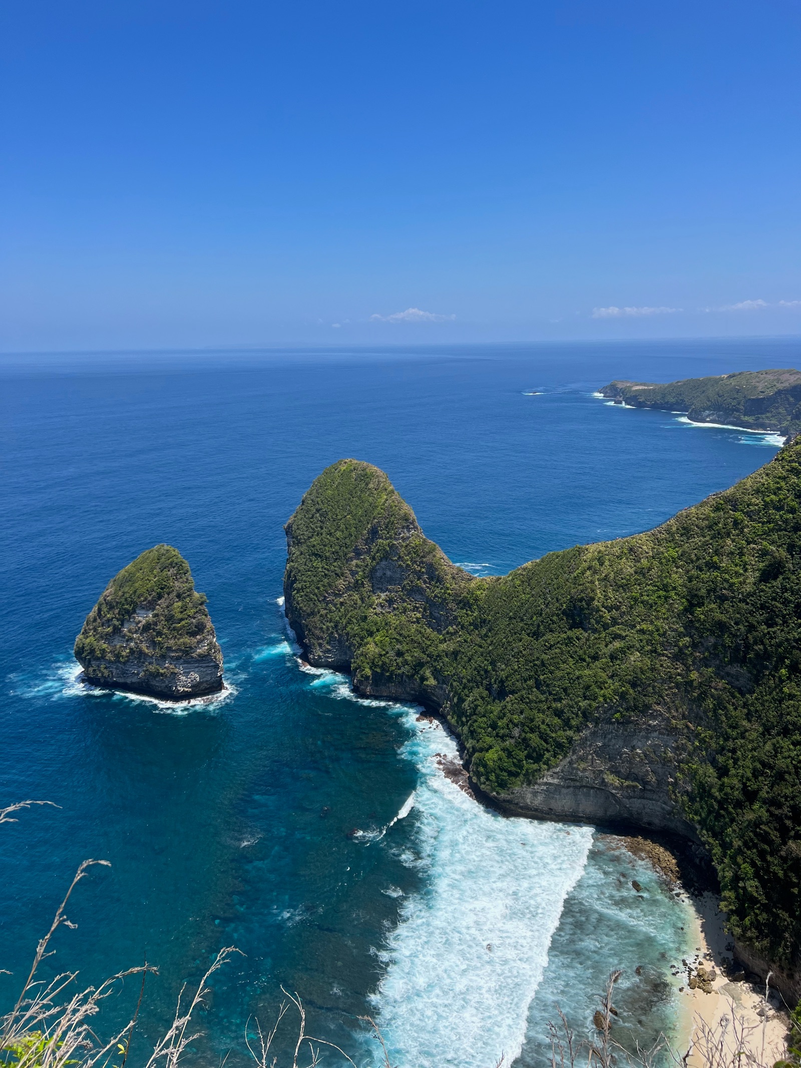 Promontoire en forme de tyrannosaure à Kelingking, Nusa Penida